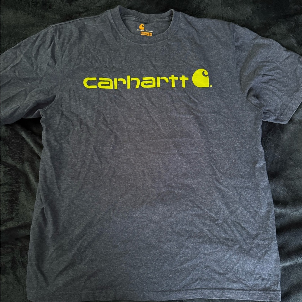 Carhartt Men's Heather Blue T-Shirt